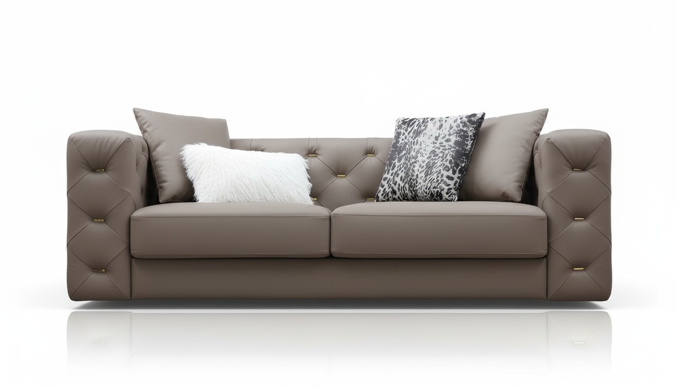 Dreisitzer Couch Polster Design Sofa Moderne Sitz Sofas Chesterfield Luxus Möbel