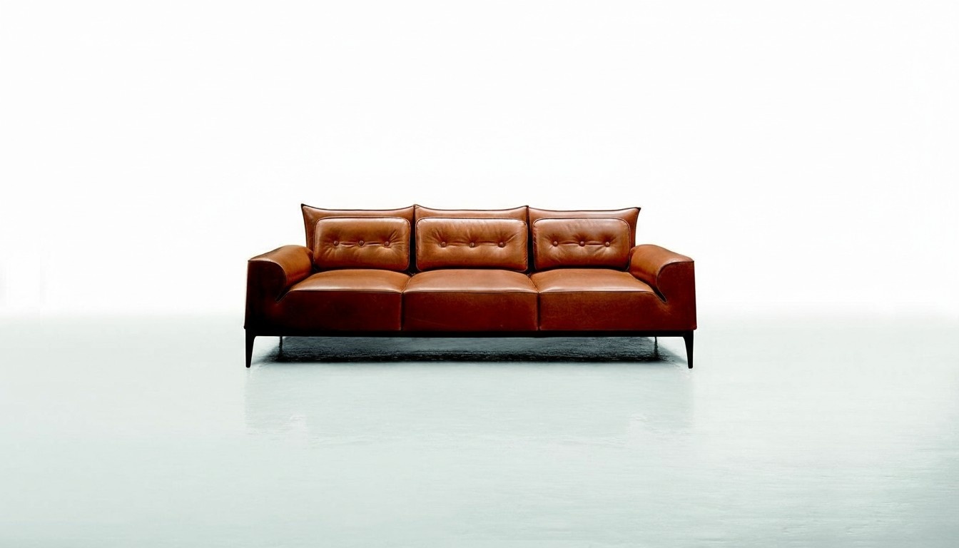 Dreisitzer Sofa 3 Sitzer Sofas Luxus Sitz Leder Prianera Stil Couchen Möbel