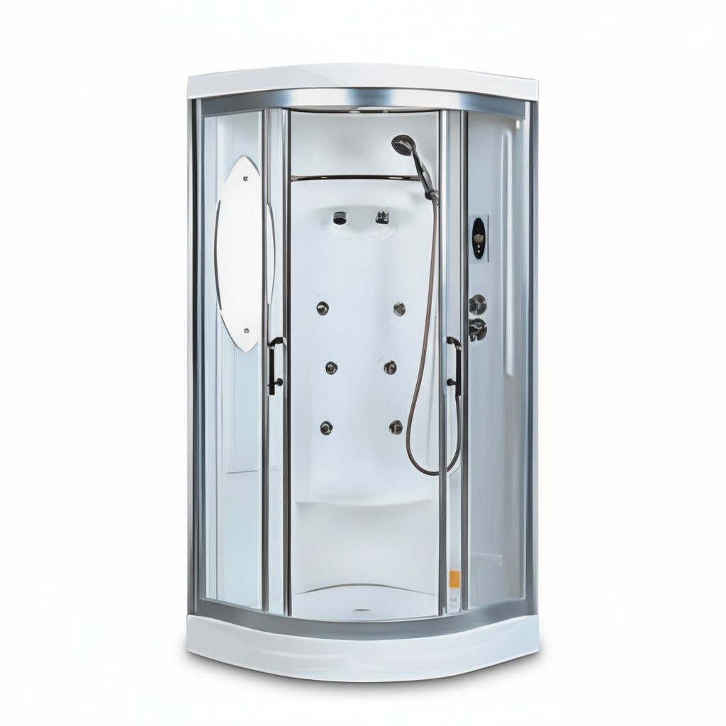 Duschkabine Dusche Luxusduschkabine Wellnessdusche Komfortdusche 120x120 cm