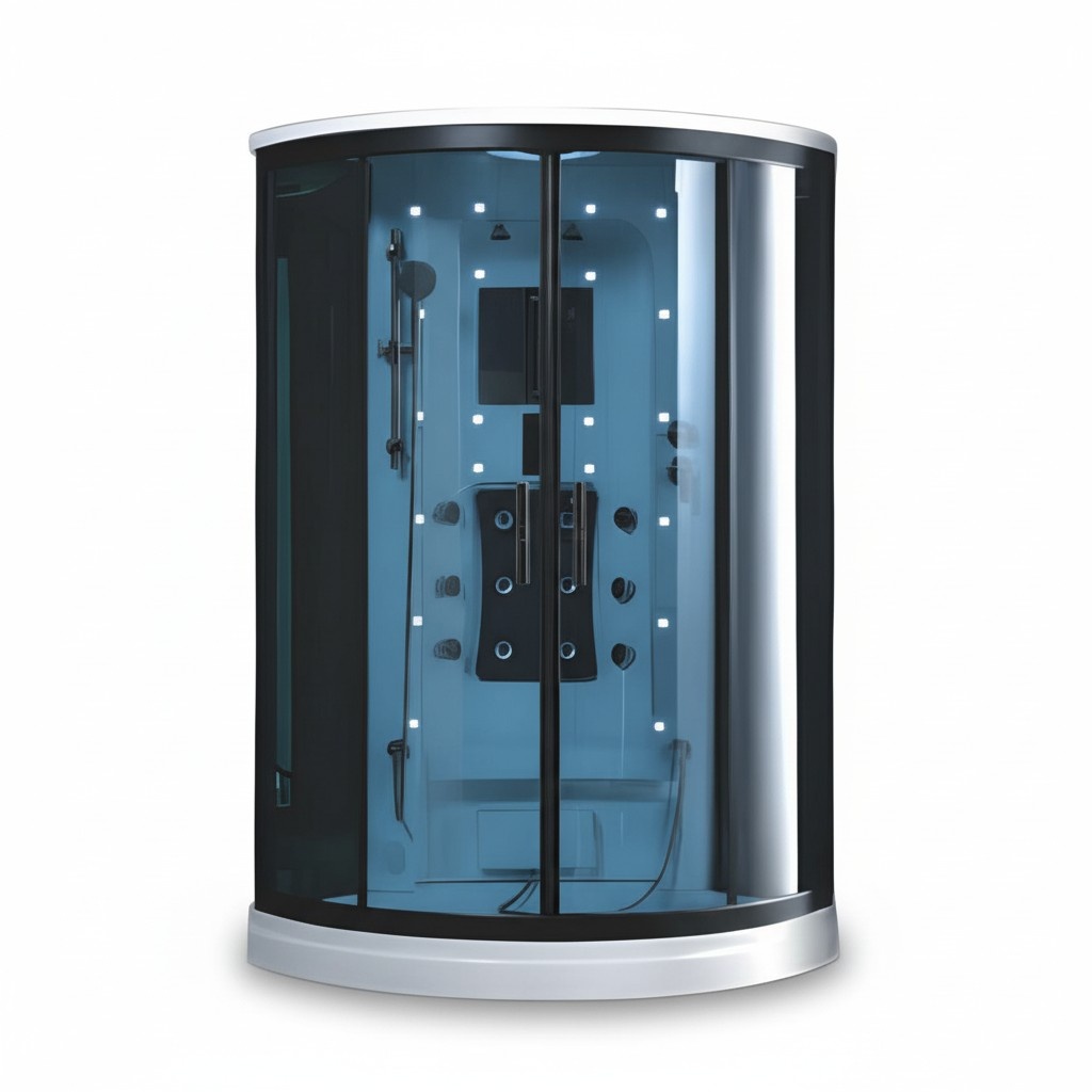 Duschkabine Glasdusche Duschabtrennung Komfortdusche Glaskabine 110x110 cm