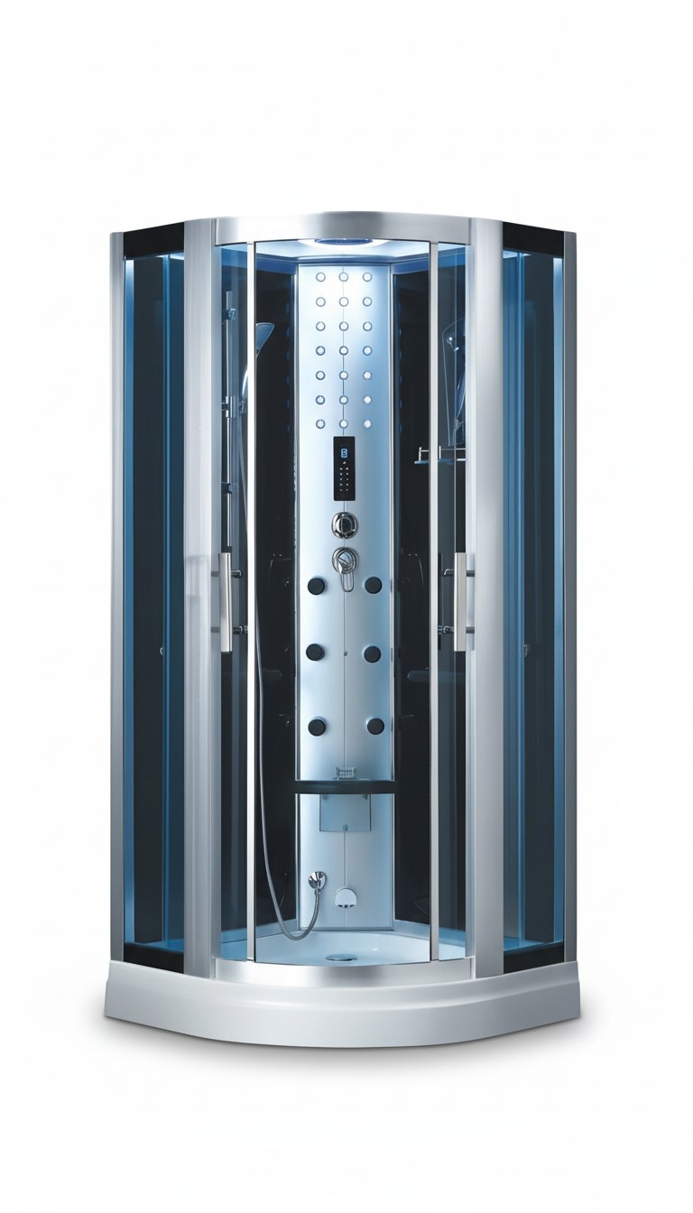 Duschkabine Hydromassage Massageduschkabine Multifunktionsdusche 120x120 cm