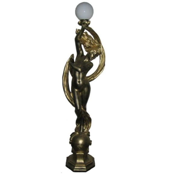 Skulptur Frau mit Schleier Figur Statuen Skulpturen Statue Kunststoff 172cm