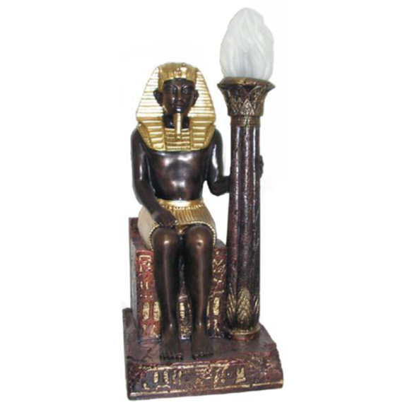 Ägyptische Figur Lampe Stehleuchte Lampen Statue Pharao 60 cm Statuen