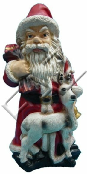 Design Weihnachtsmann Figur Garten Statue Skulptur Figuren Skulpturen