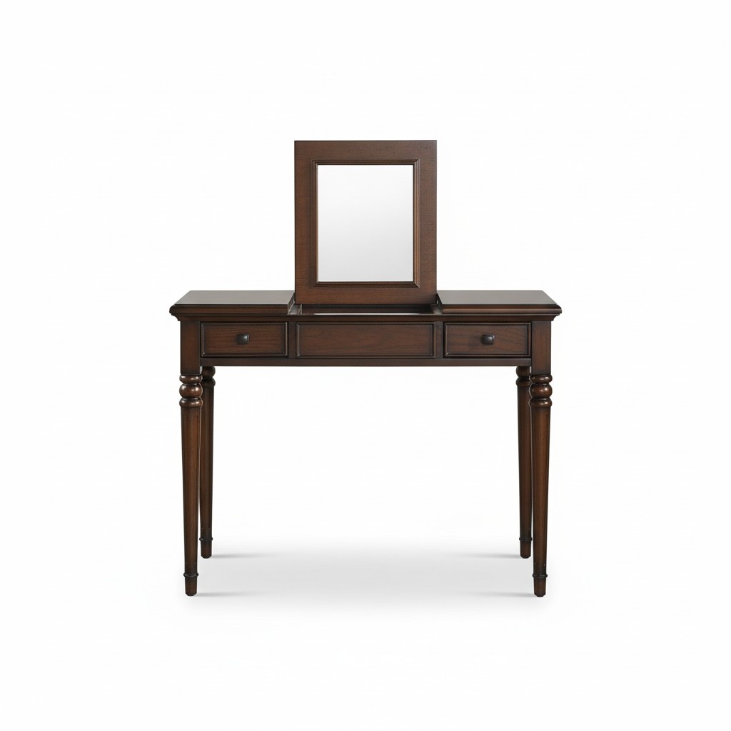 Echtholz Tisch Klassische Konsole Spiegel Kommode Schminktisch Schlafzimmer Neu