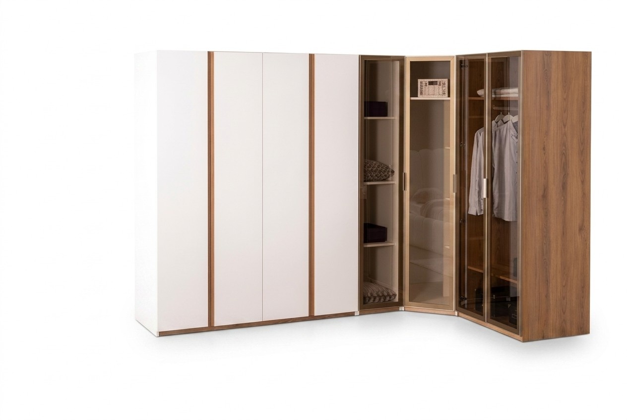 Eck-Kleiderschrank Schönheit und Funktionalität vereint