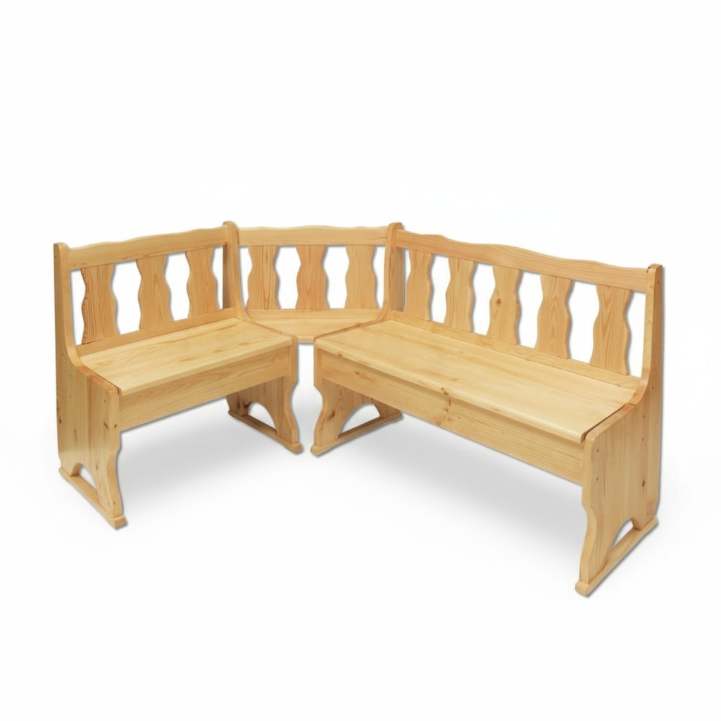 Eckbankgruppe Esszimmergruppe Eckbank Sitzgruppe Truhe Hocker Massive Kiefer Neu