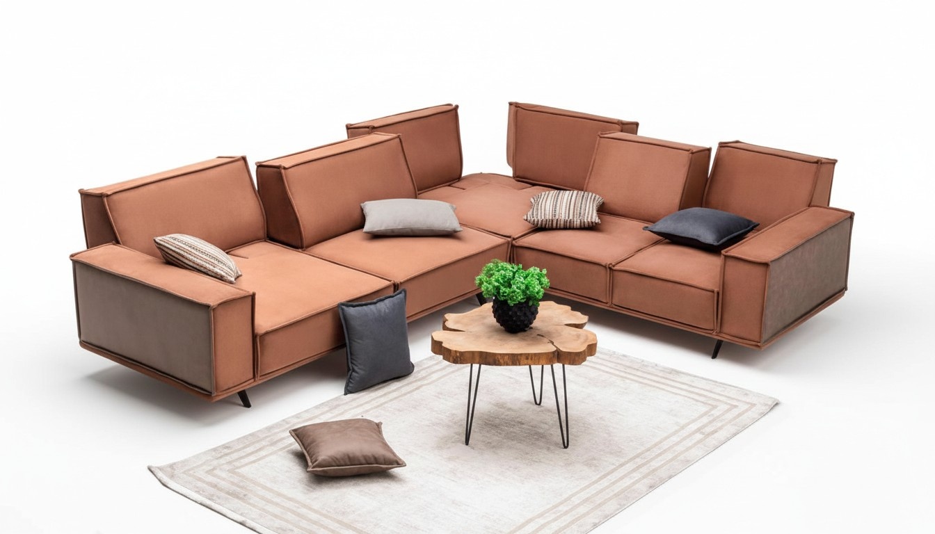 Eckcouch Couch Eckgarnitur Sofa Ecksofa Lounge Wohnraumsofa Polsterlandschaft