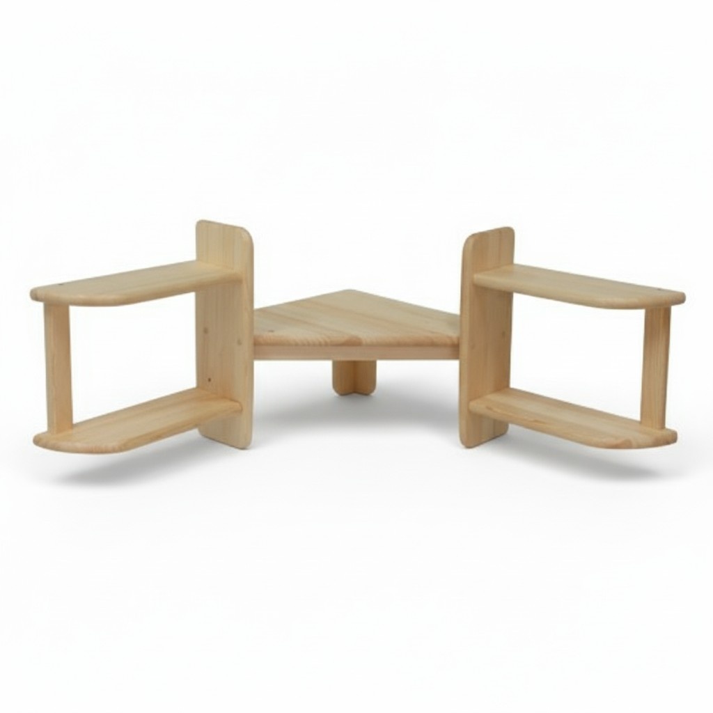 Ecke Wandregal Handgemachte Wand regal massivholz regal echt holz Schränke Neu