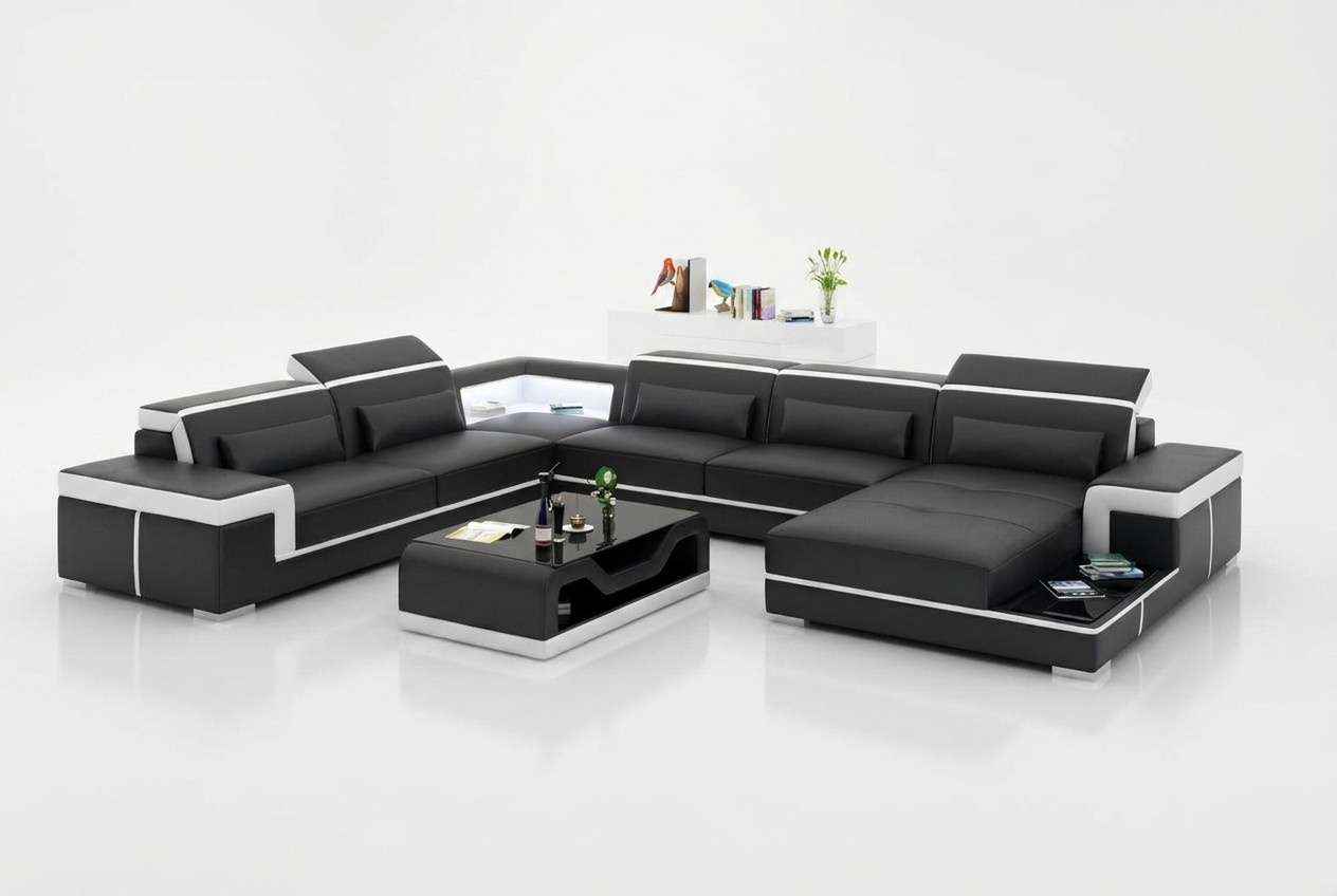 Eckgarnitur Ecksofa Polster Eckcouch Moderne Wohnzimmer Sofa Couch
