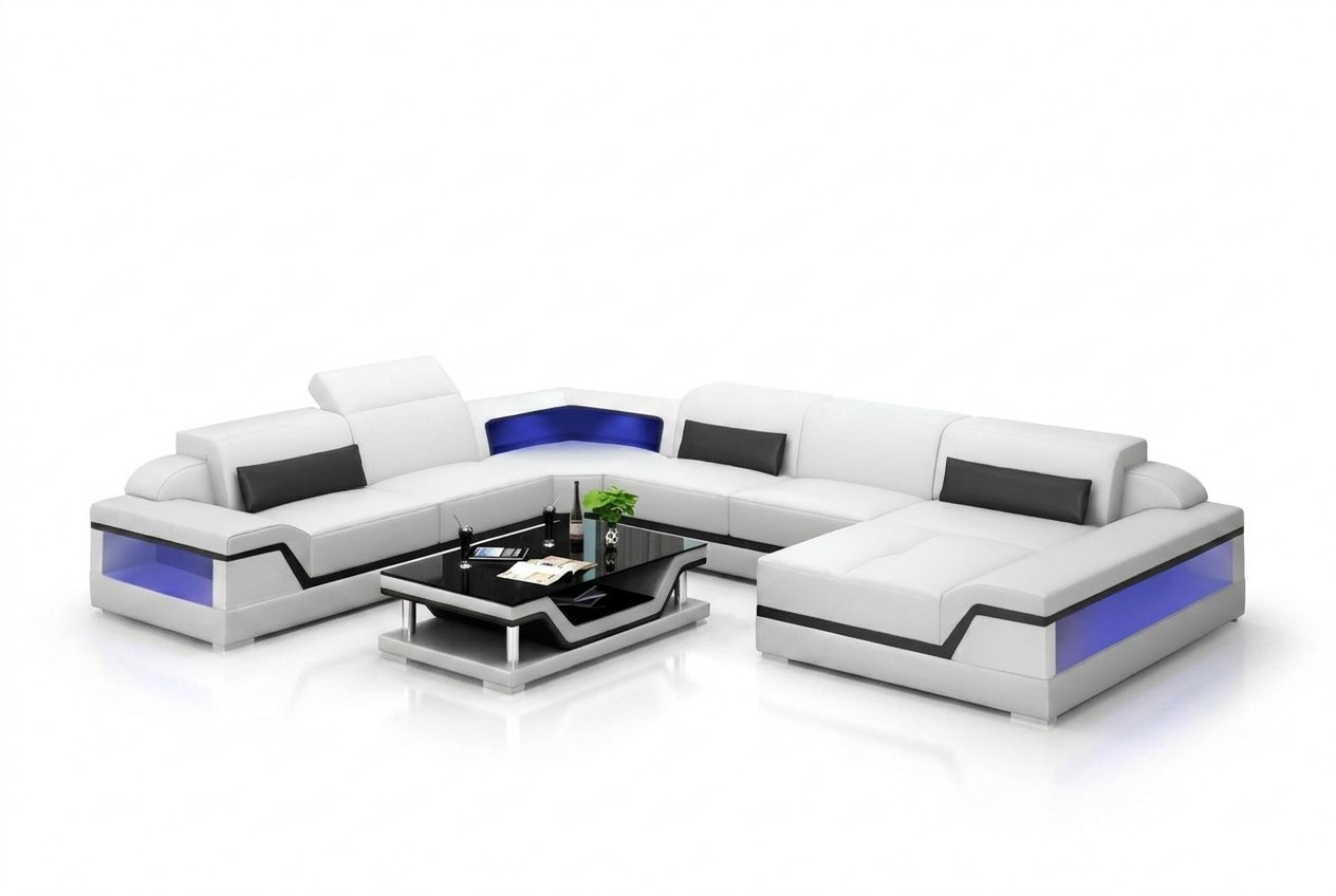 Eckgarnitur Ecksofa Polster Eckcouch 2tlg Set Neu Moderne Wohnzimmer