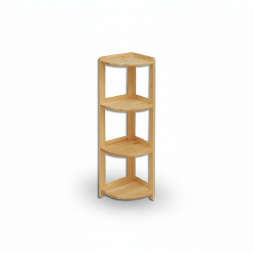 Eckregal Handgemachte Wand regal massivholz regal echt holz Regale Regale Neu