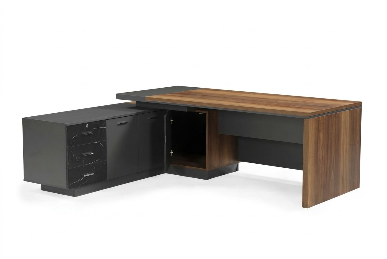 Eckschreibtisch Luxus Tisch Büro Möbel Einrichtung Schreibtische Tische