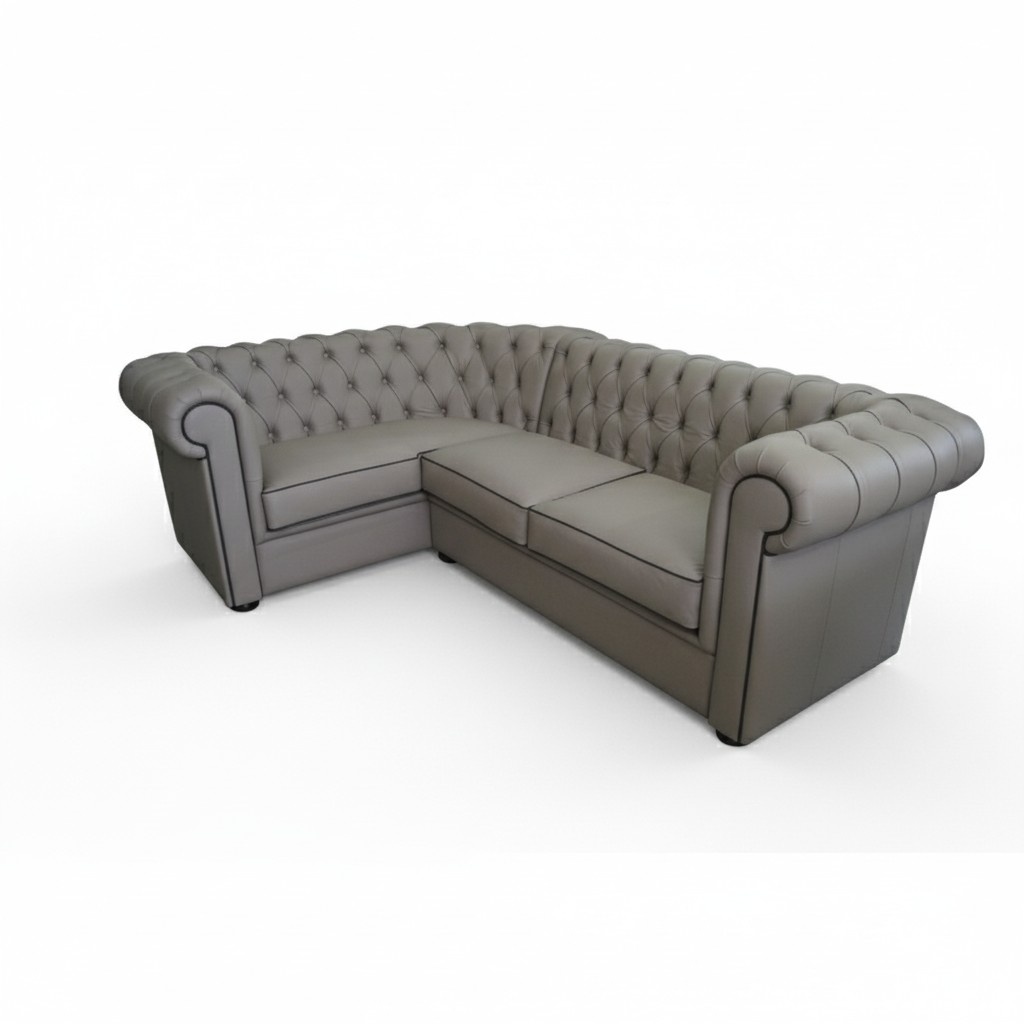 Ecksofa Chesterfield Polster Sofa Eckgarnitur Polster Sitze Ecke Sofas Neu