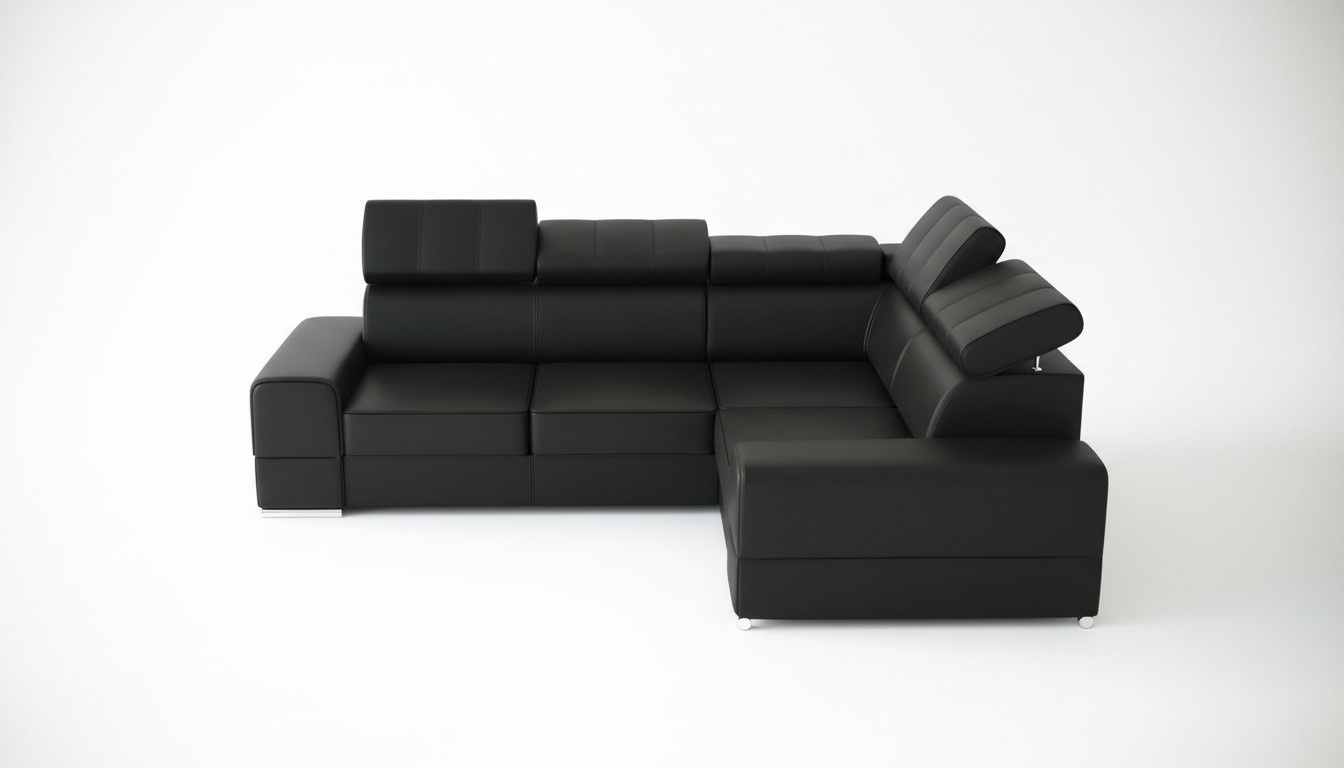 Ecksofa Couch Sofas Textil Bett Funktion Design L Form Modern Luxus Couchen Neu