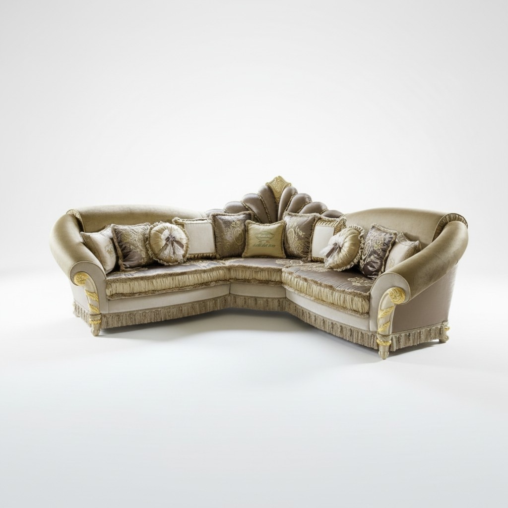 Ecksofa L form Couch Polster Textil Sofas Design Luxus Wohnzimmer Sofa Sitzer