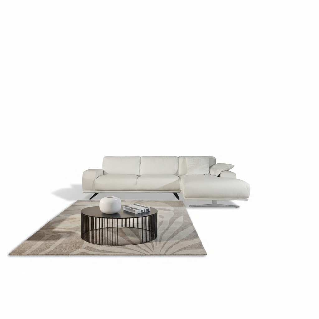 Ecksofa L Form Luxus Wohnzimmer Möbel Sofa Design Weiß Italienische Möbel Neu