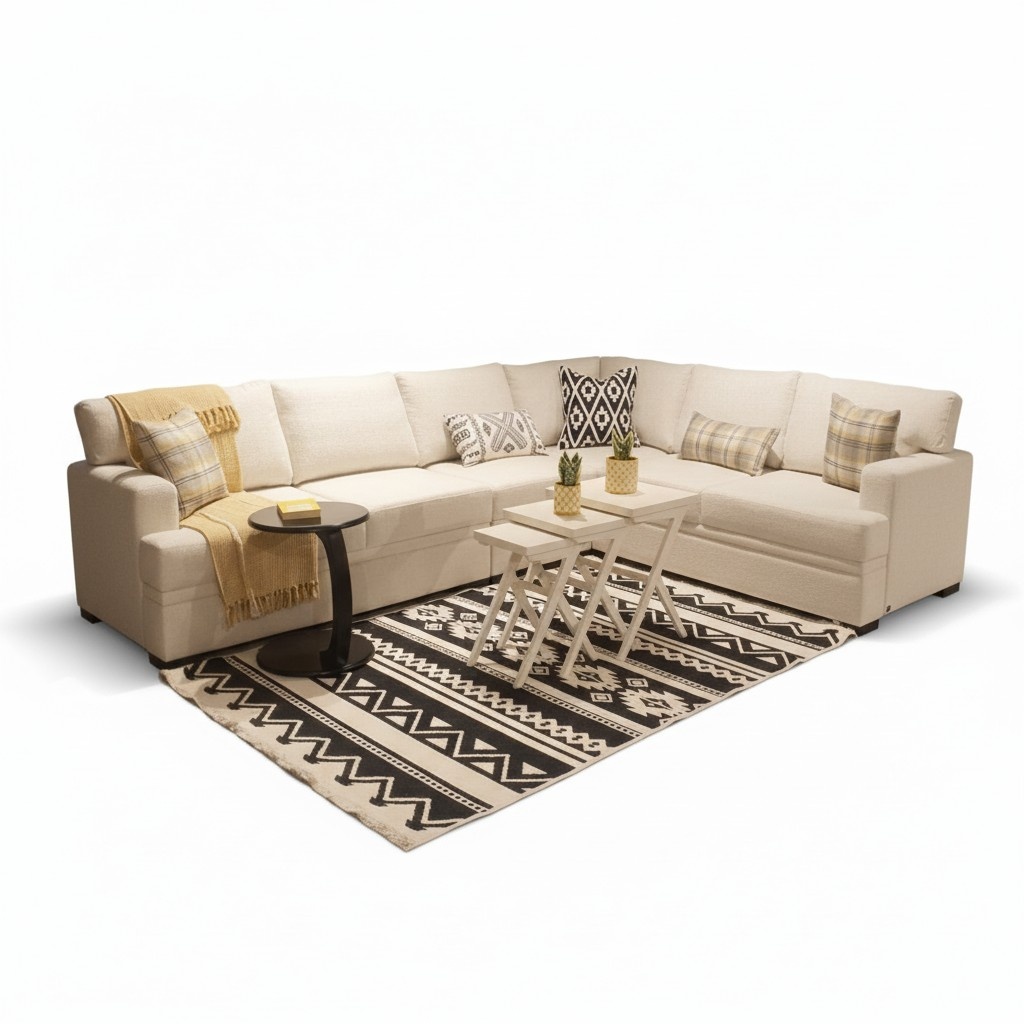 Ecksofa L-Form Modern Sofa Couch Wohnzimmer Polster Möbel Luxus