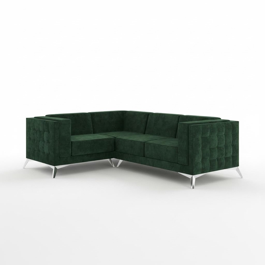 Ecksofa L Form Sofa Couch Design Couchen Polster Textil Modern Eck