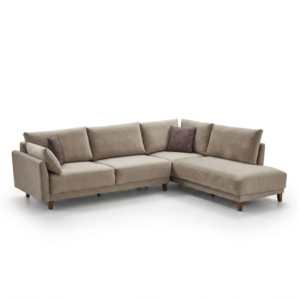 Ecksofa L-Form Wohnzimmer Textil Sofas Modern Polster Sitz Einrichtung