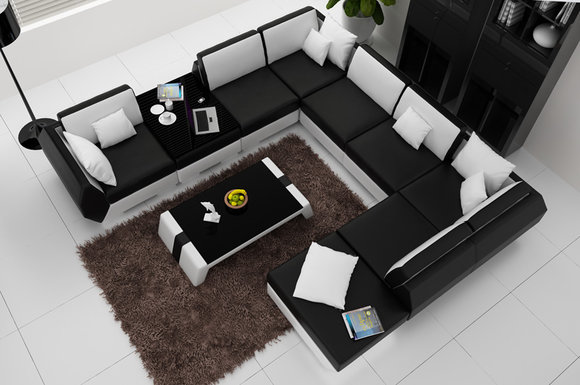 Ledersofa Couch Sofagarnitur Neu Ecksofa Eck Garnitur Design Modern