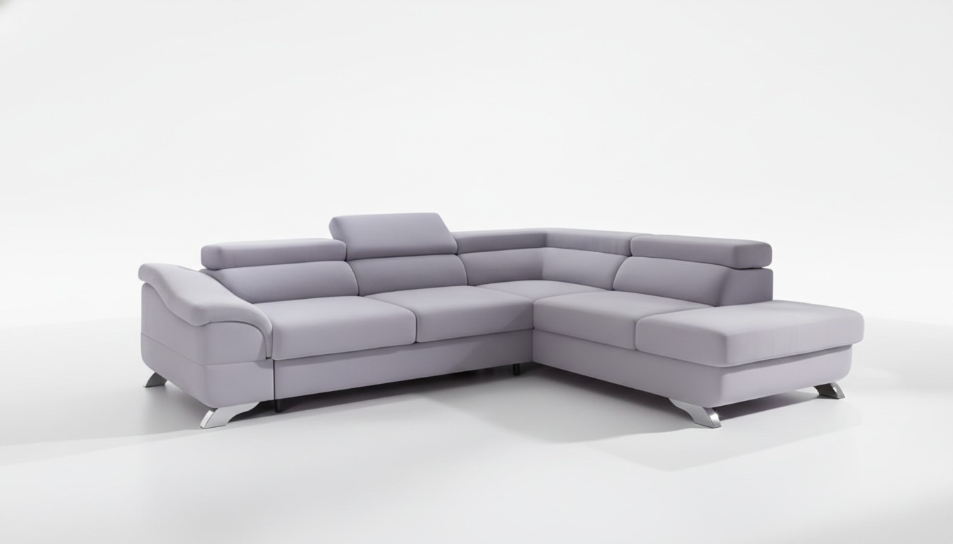 Ecksofa mit Bettfunktion Wohnlandschaft Sofa Ecksofa Couch Ecke Polster Garnitur