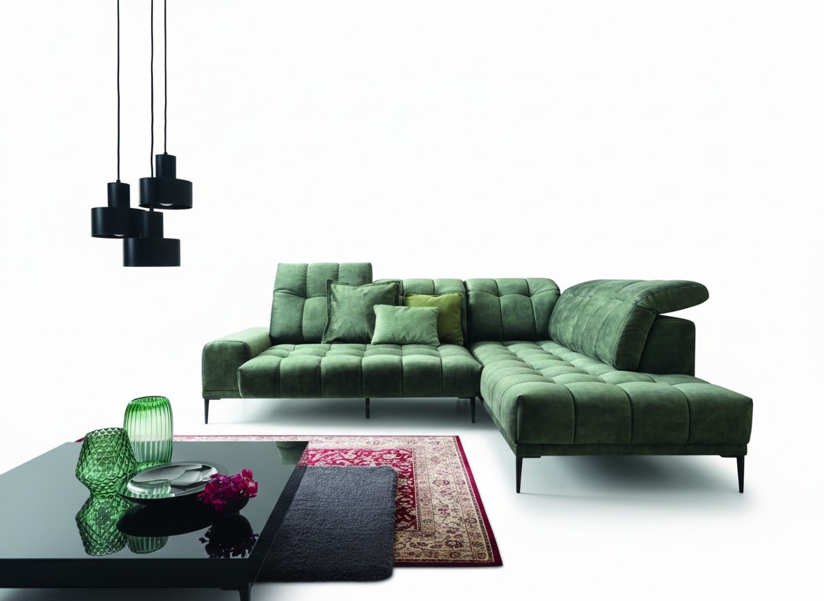 Ecksofa modernes Design Luxus Sofas L-Form Stoff Couch Wohnzimmer Sofa Couchen