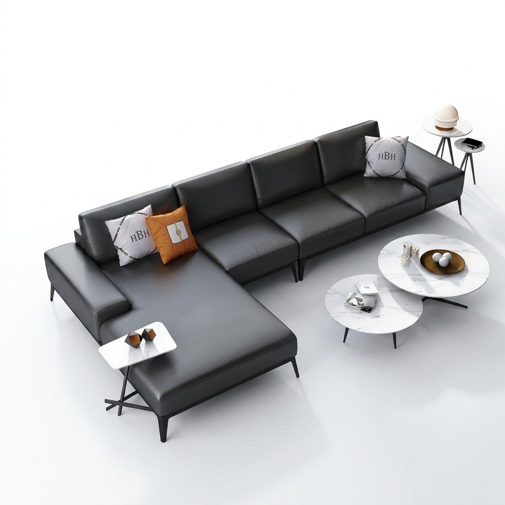 Ecksofa Polster Garnitur Wohnlandschaft L Form Designer Sofa Couch Textil