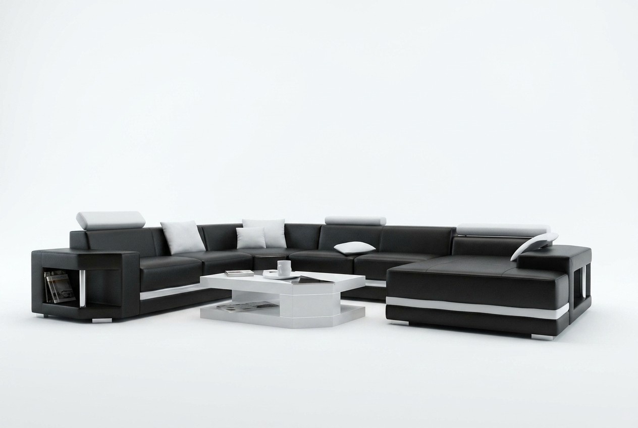 Ecksofa Polster Wohnlandschaft Couch Sofa Wohnlandschaft UForm Sitz Ecke PH2673