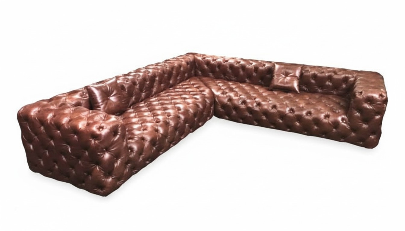 Ecksofa Sofa Couch Wohnlandschaft Eckgarnitur Sofas Couchen Chesterfield Möbel