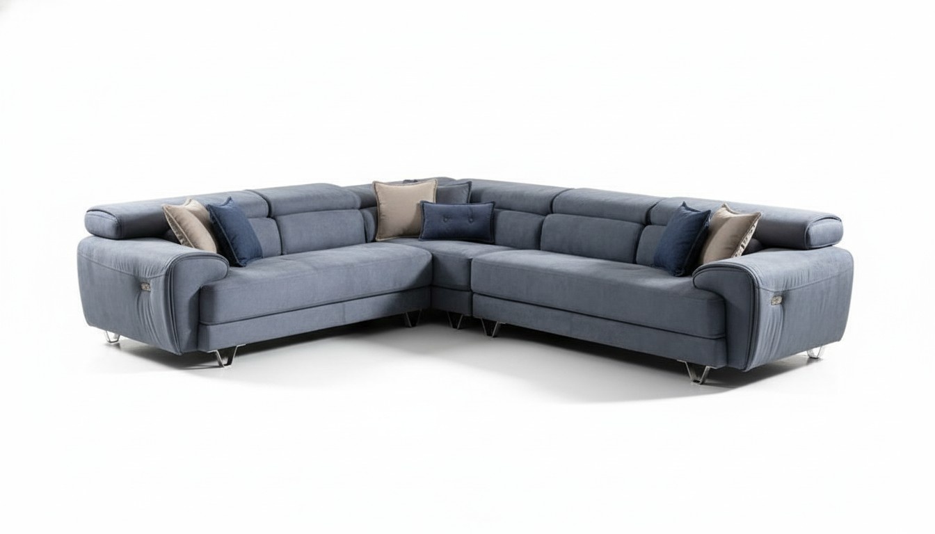 Ecksofa Wohnlandschaft Eckcouch Ecklounge Polsterecke Design Sofa Couch Garnitur