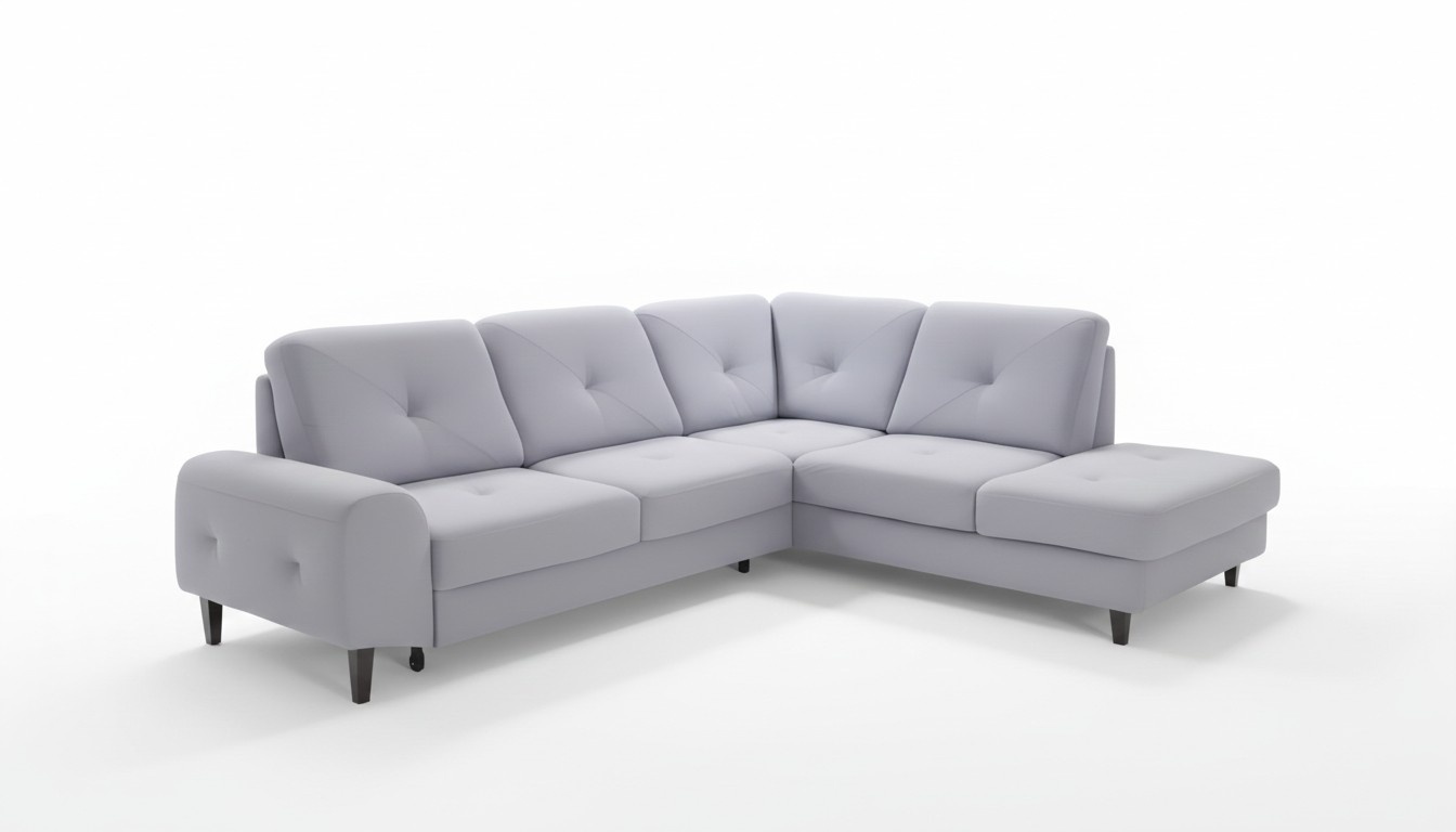 Ecksofa Wohnlandschaft Stoff Textil Sofa Ecksofa Couch Ecke Polster Garnitur