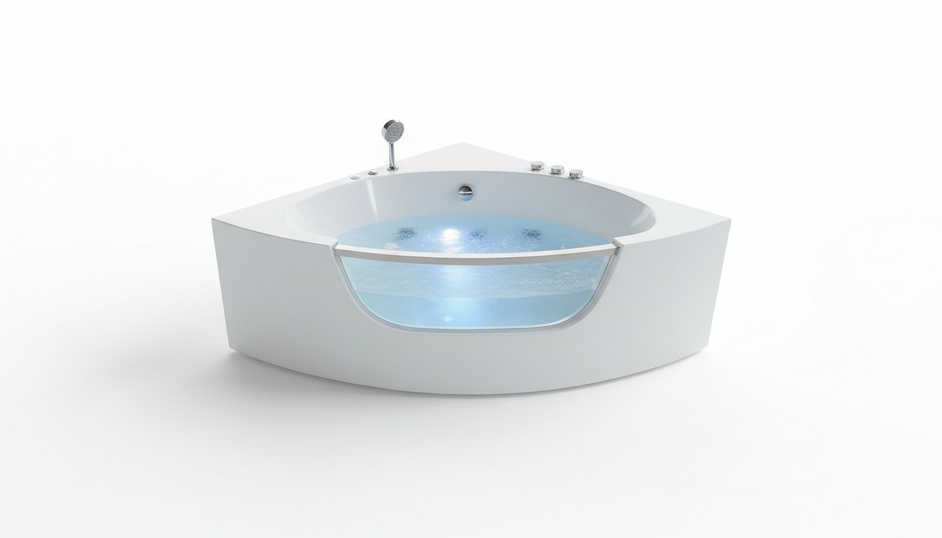 Eckwanne Eckbadewanne Whirlpool Relax Wanne Spa Indoor Badewanne
