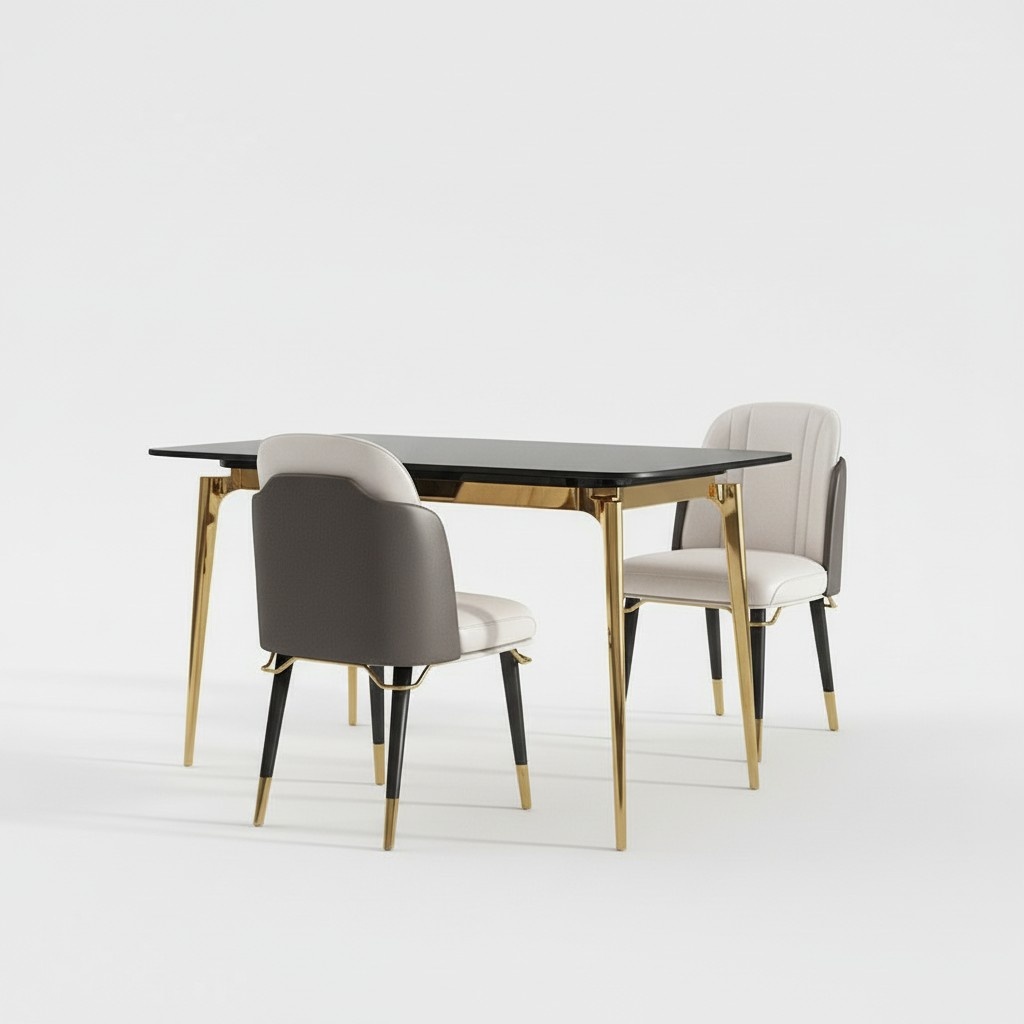 Edelstahl Tisch Design Metall Möbel Tische Konferenz Esszimmer Esstisch