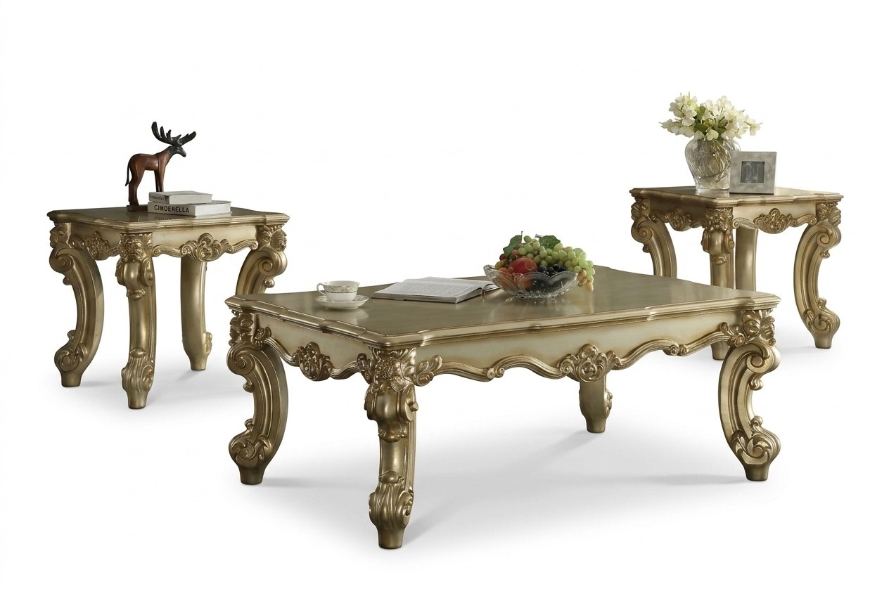 Edler Design Couchtisch Beistelltisch Sofa Wohnzimmer Tisch Barock Rokoko Neu