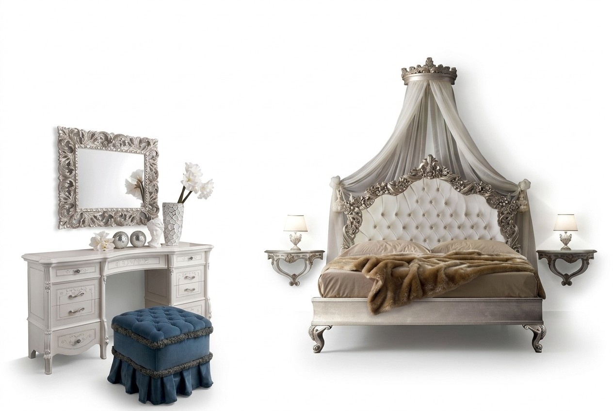 Edler Design Hocker Beistell Pufa Fußhocker Schlafzimmer Möbel Neu