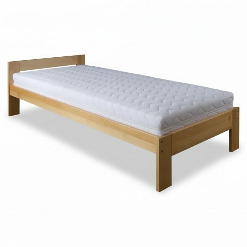 Einzelbett handgemachtes Holzbett Kinderbett Massivholzbett Echtholz Betten Neu