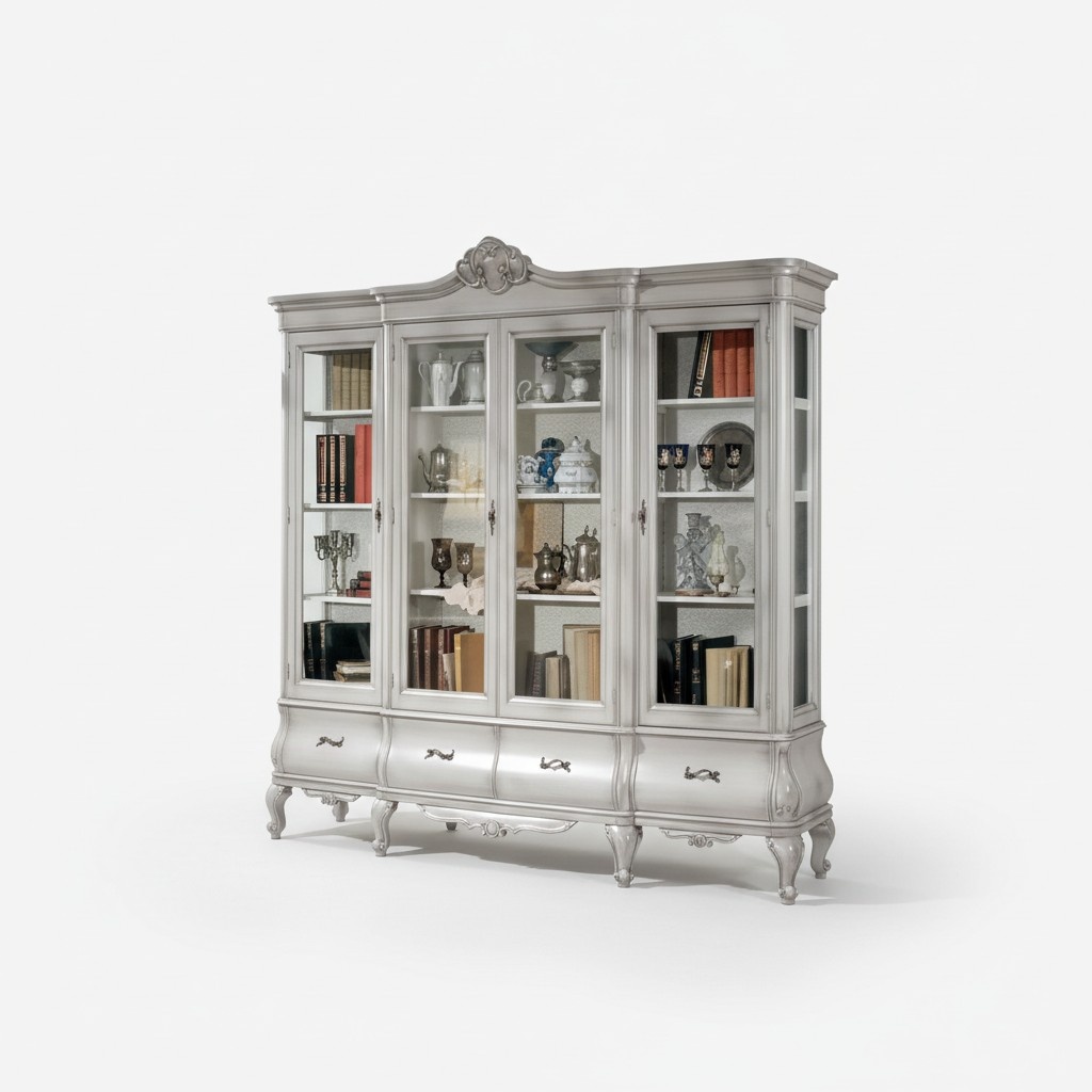 Elegantes Bücherregal im Arbeitszimmer Schrank Bestellung Regal Schränke
