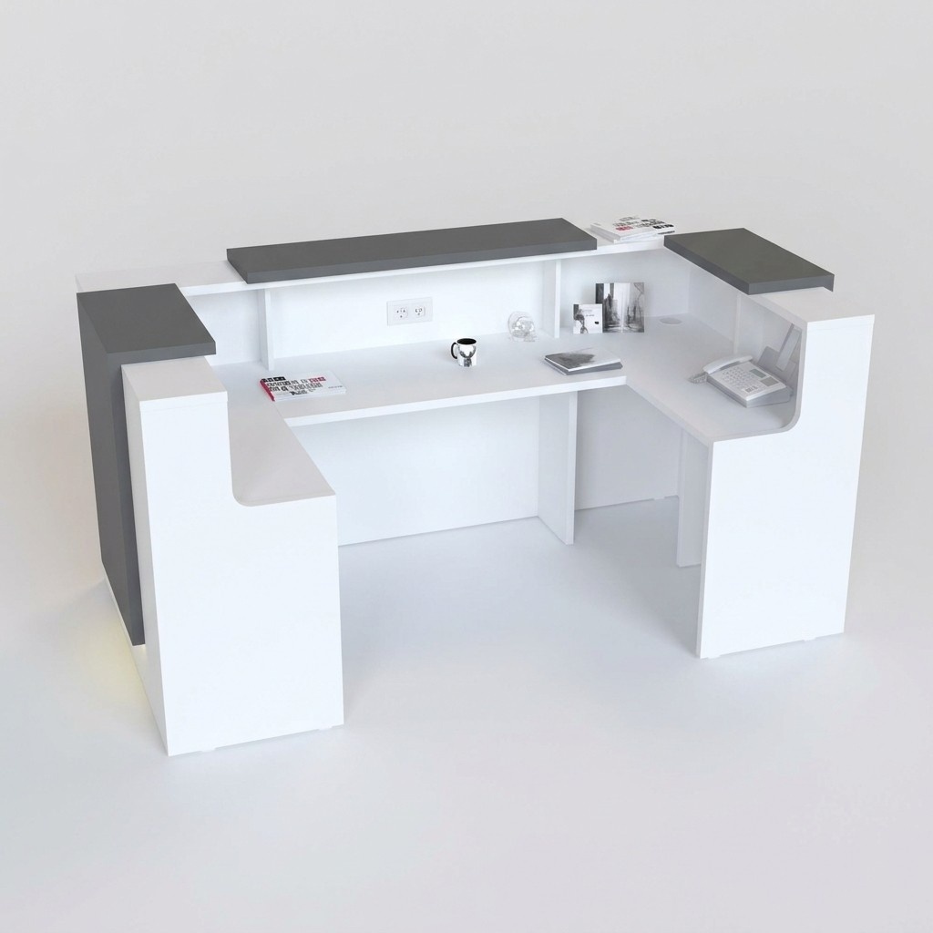 Empfangstheke Hotel Rezeption Tisch Möbel Tresen Praxis Kanzlei Büro