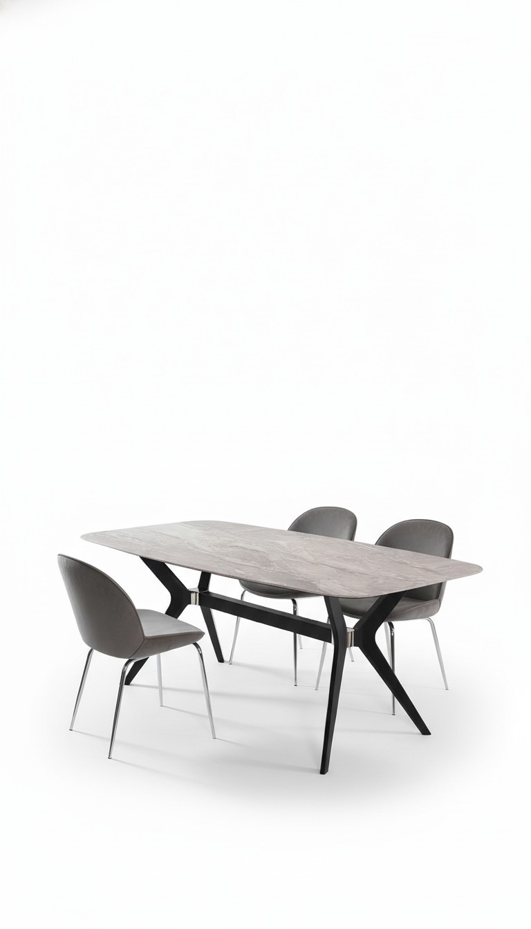 5tlg Designer Esszimmer Set Tisch 4x Stühle Set Garnitur Polster