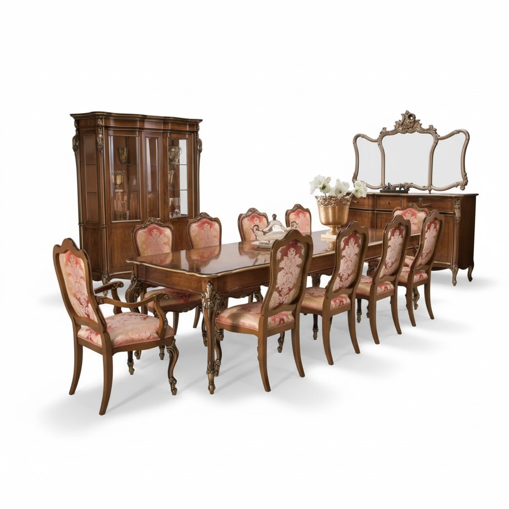 Esstisch 10x Stühle Gruppe Esszimmer Wohnzimmer Garnitur 11tlg Set Möbel