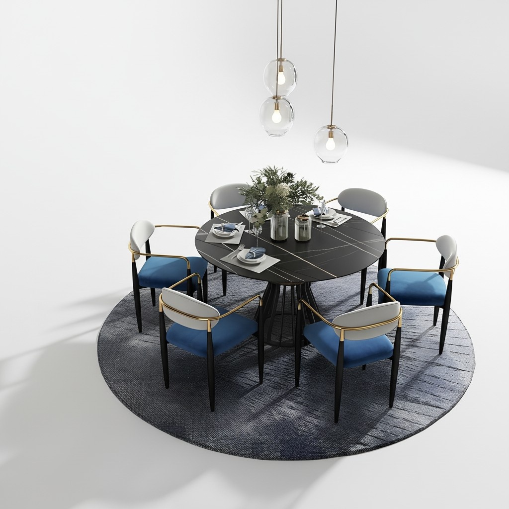 Esstisch 6x Stühle Stuhl Esszimmer Set Essgruppe Tisch Tische 8tlg Garnitur