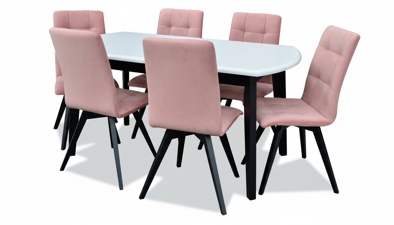 Esstisch 6 Stühle Stuhl Esszimmer Garnitur Klassischer Tische Tisch 7tlg. Neu