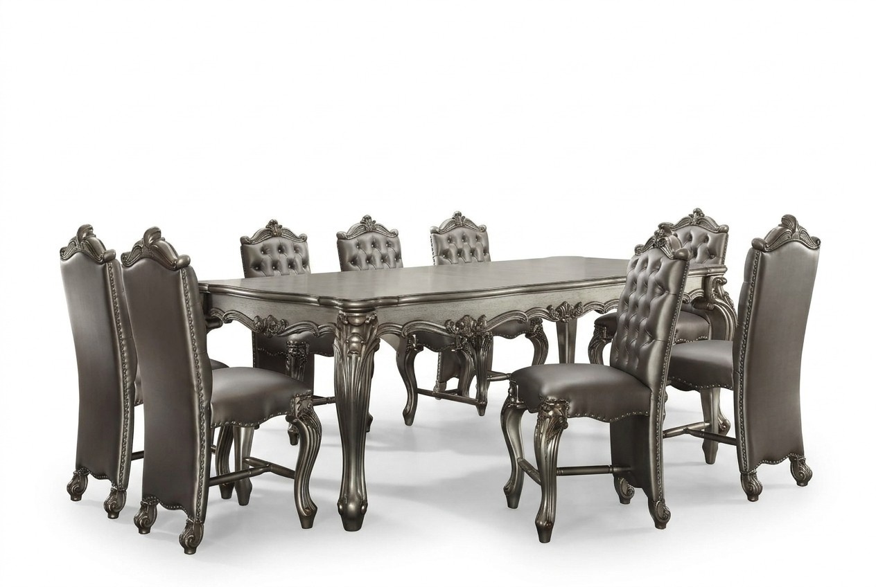 Esstisch 8x Stühle Stuhl Esszimmer Set Essgruppe Designer Tisch Tische