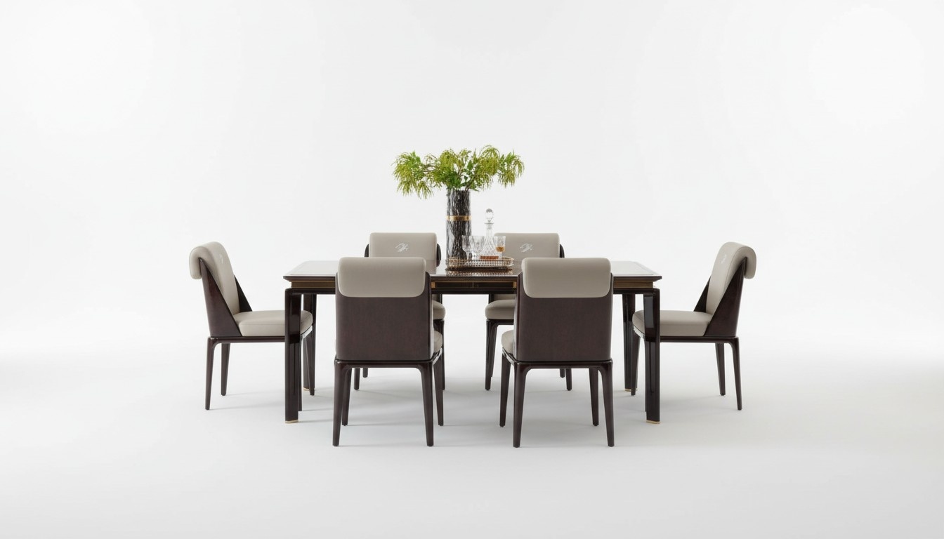 Esstisch Braun Designer Tische Modern Design Möbel Luxus Esszimmer