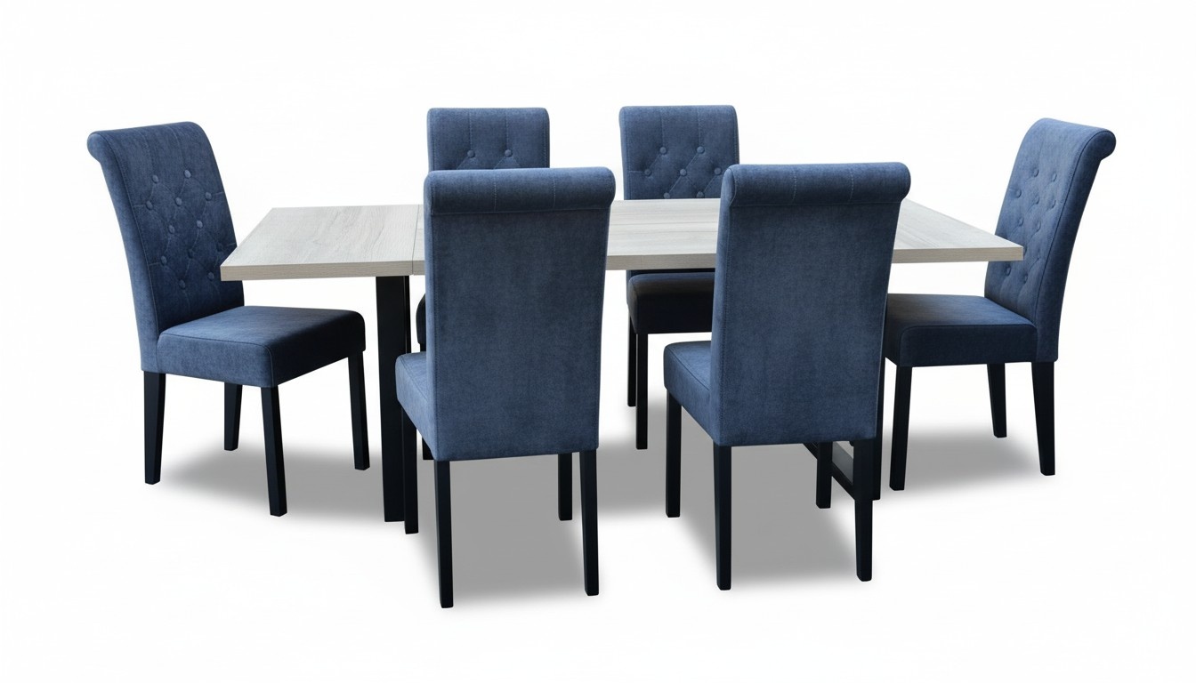 Esstisch Esszimmer Set Essgruppe Klassischer Tisch 7tlg Set Stuhl neu 6x Stühle