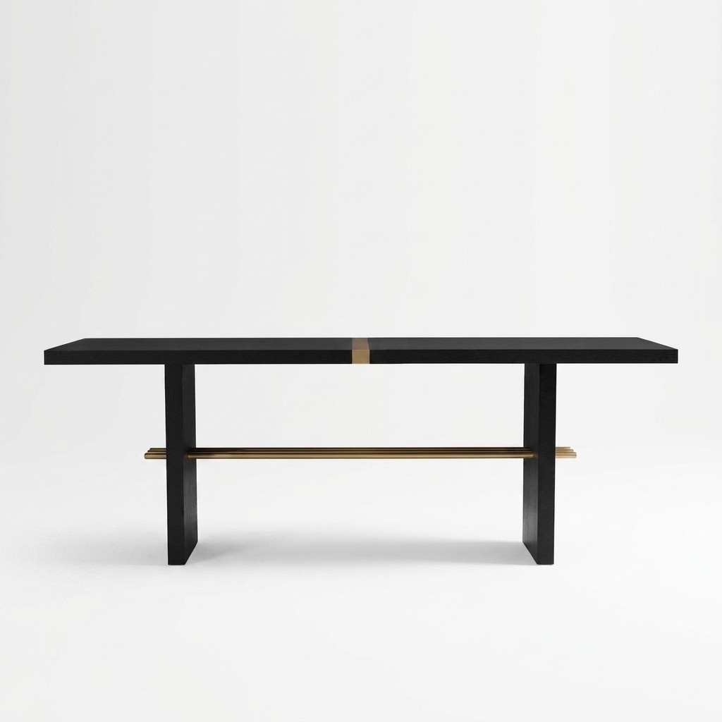 Esstisch Esszimmertisch Tisch Esszimmer Holz Schwarz Esszimmermöbel