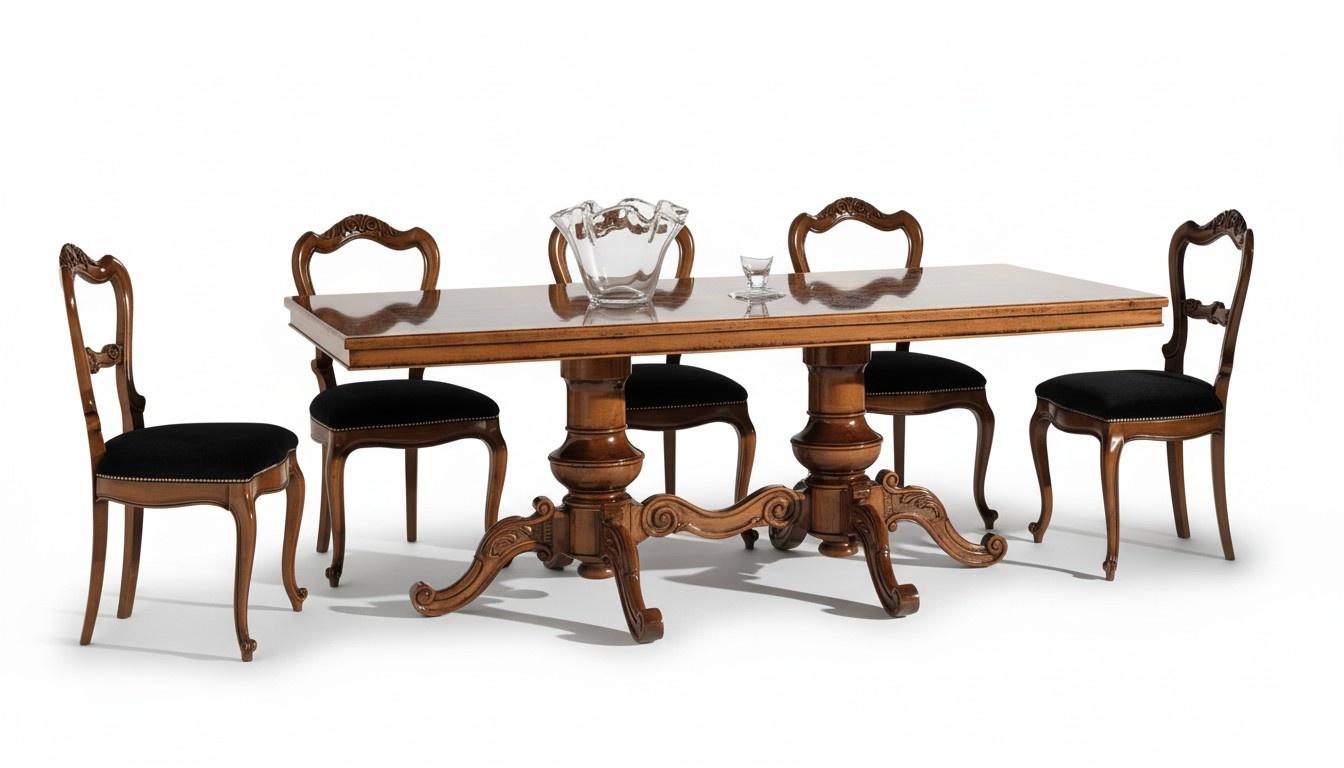 Esstisch Luxus Tisch Massiv Holz Möbel Italien Esszimmer Tische