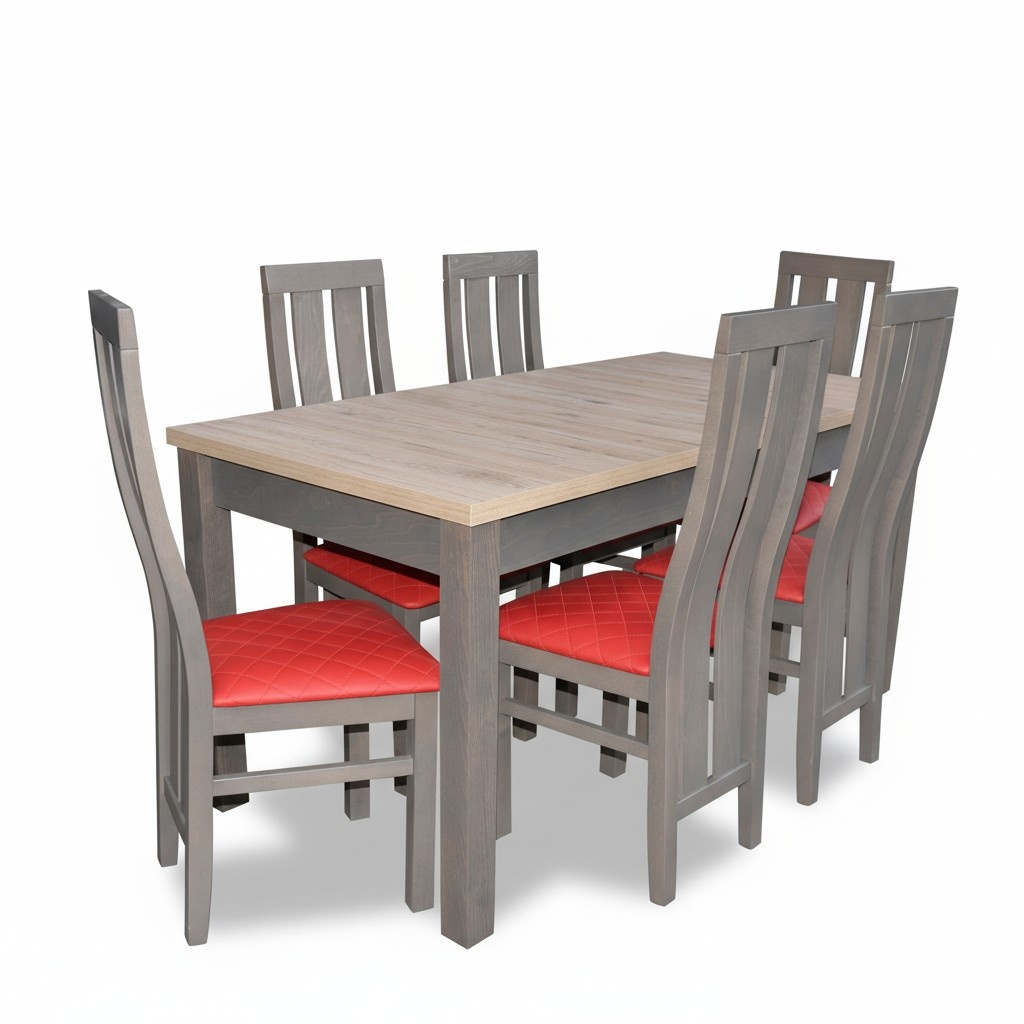 Esstisch Sitzgarnitur Tisch Stuhl Set Esszimmer Garnituren Design Sets 6 Stühle