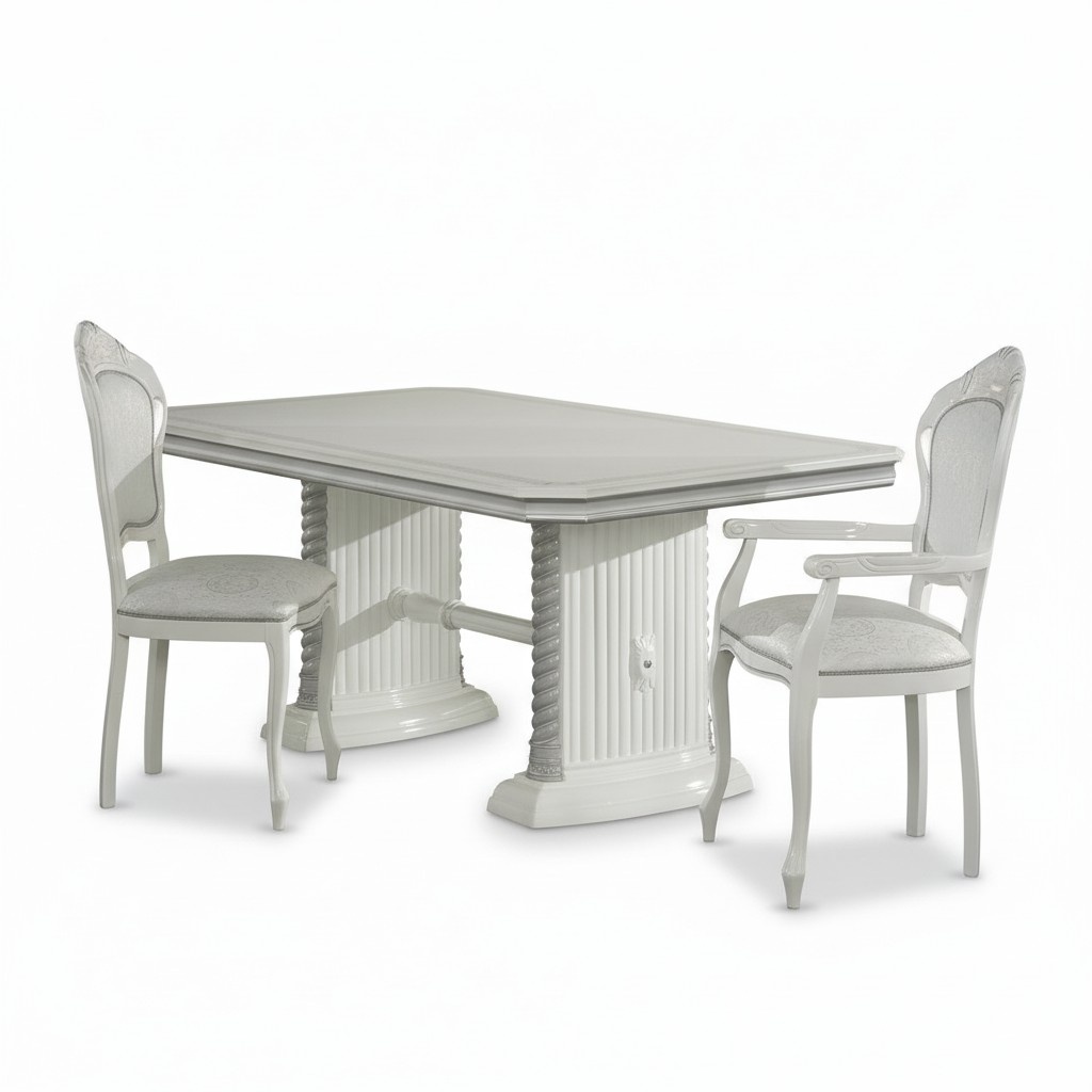 Esstisch Tisch Esszimmer Wohnzimmer Holz Design Tische Italienische Möbel Neu